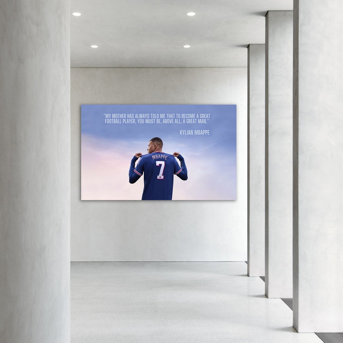 Soccer Poster - Canvas Wall Art