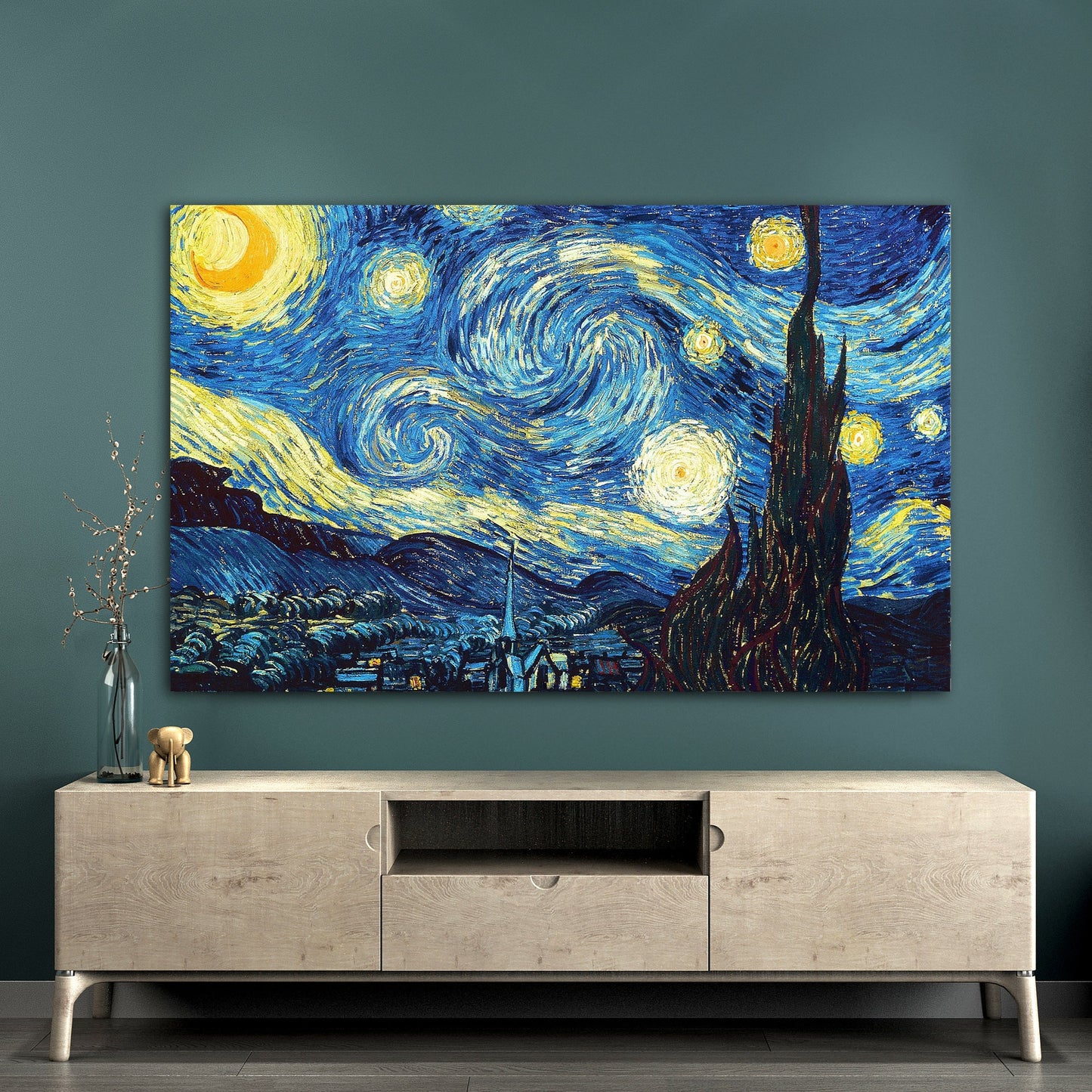 The Starry Night - Canvas Wall Art