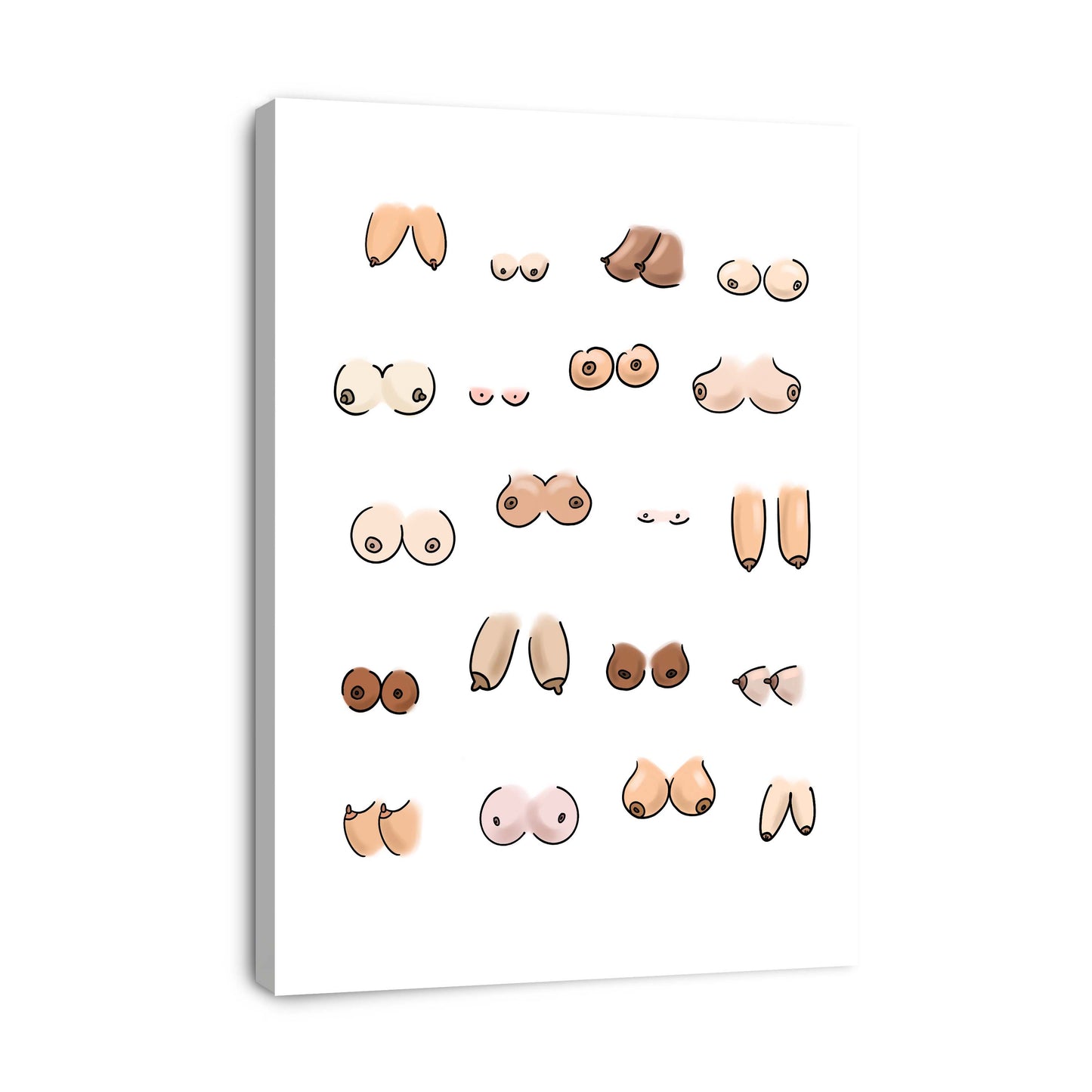 Boobs - Canvas Wall Art
