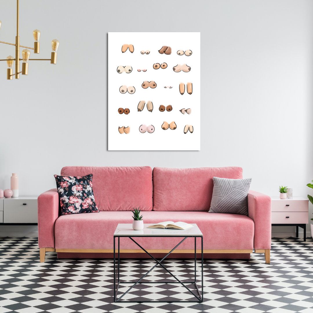 Boobs - Canvas Wall Art