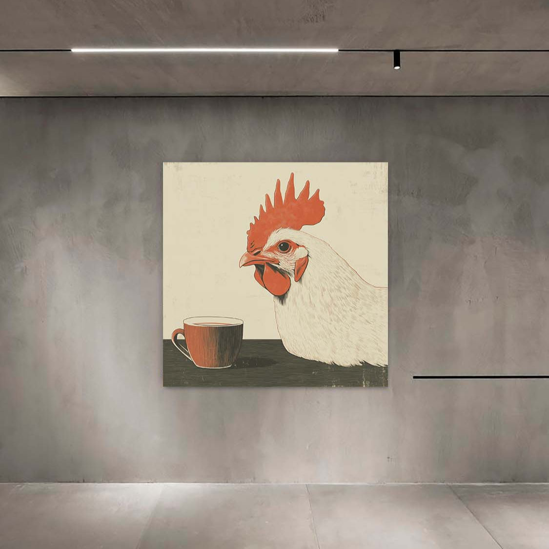 The Chicken - Canvas Wall Art