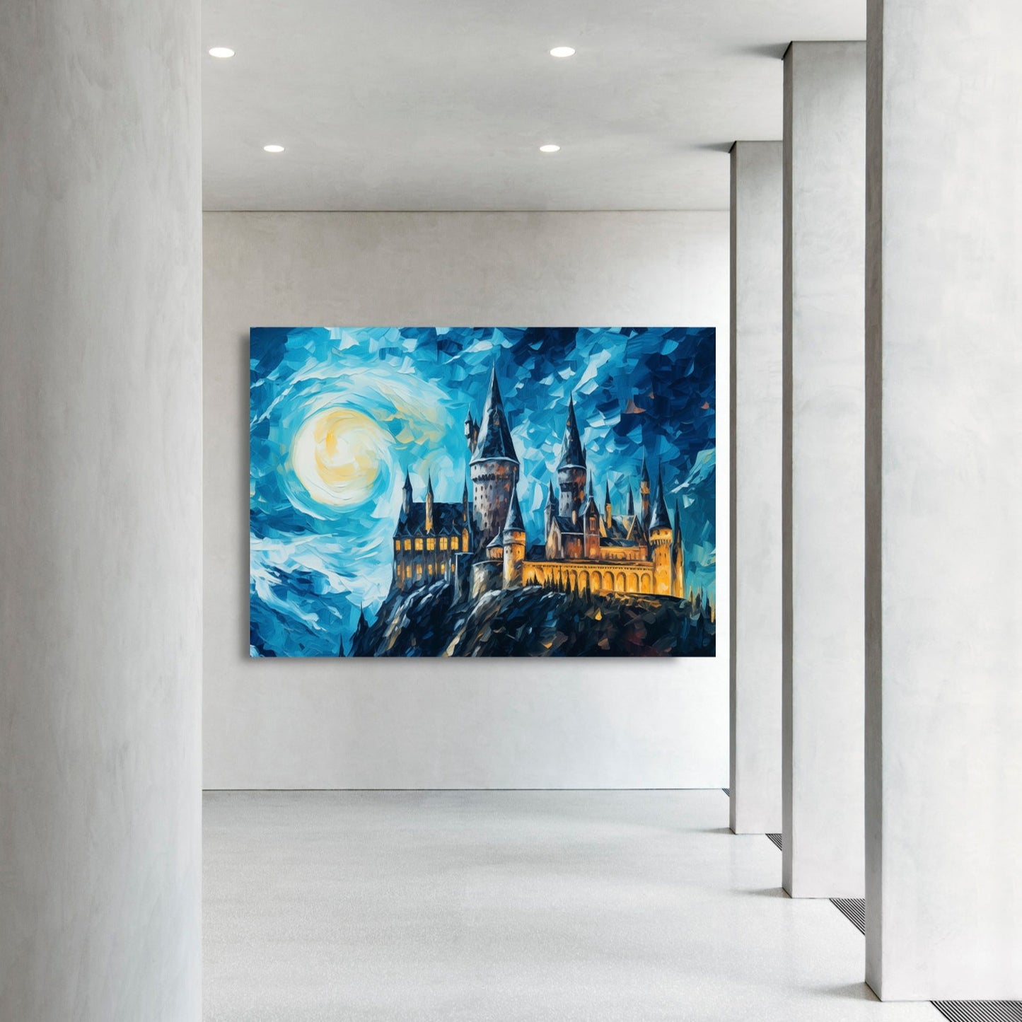 Van Gogh Castle - Canvas Wall Art