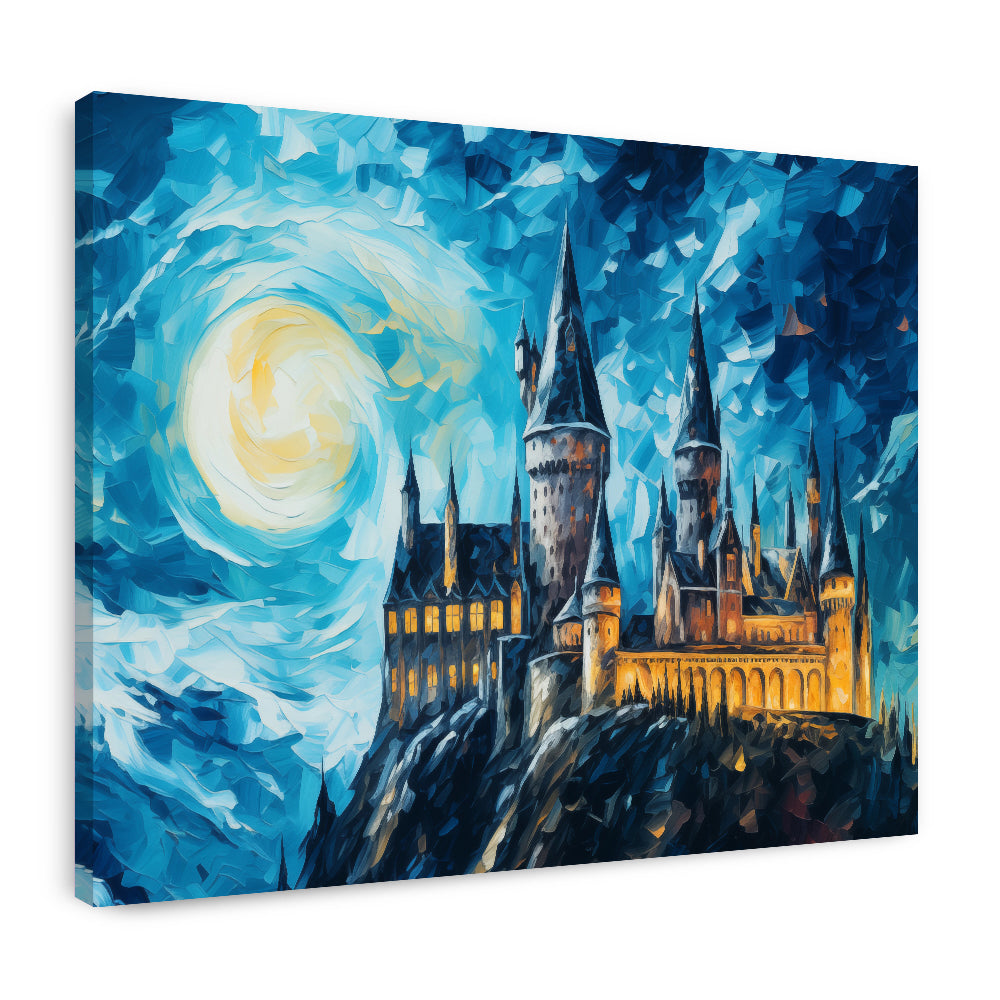Van Gogh Castle - Canvas Wall Art