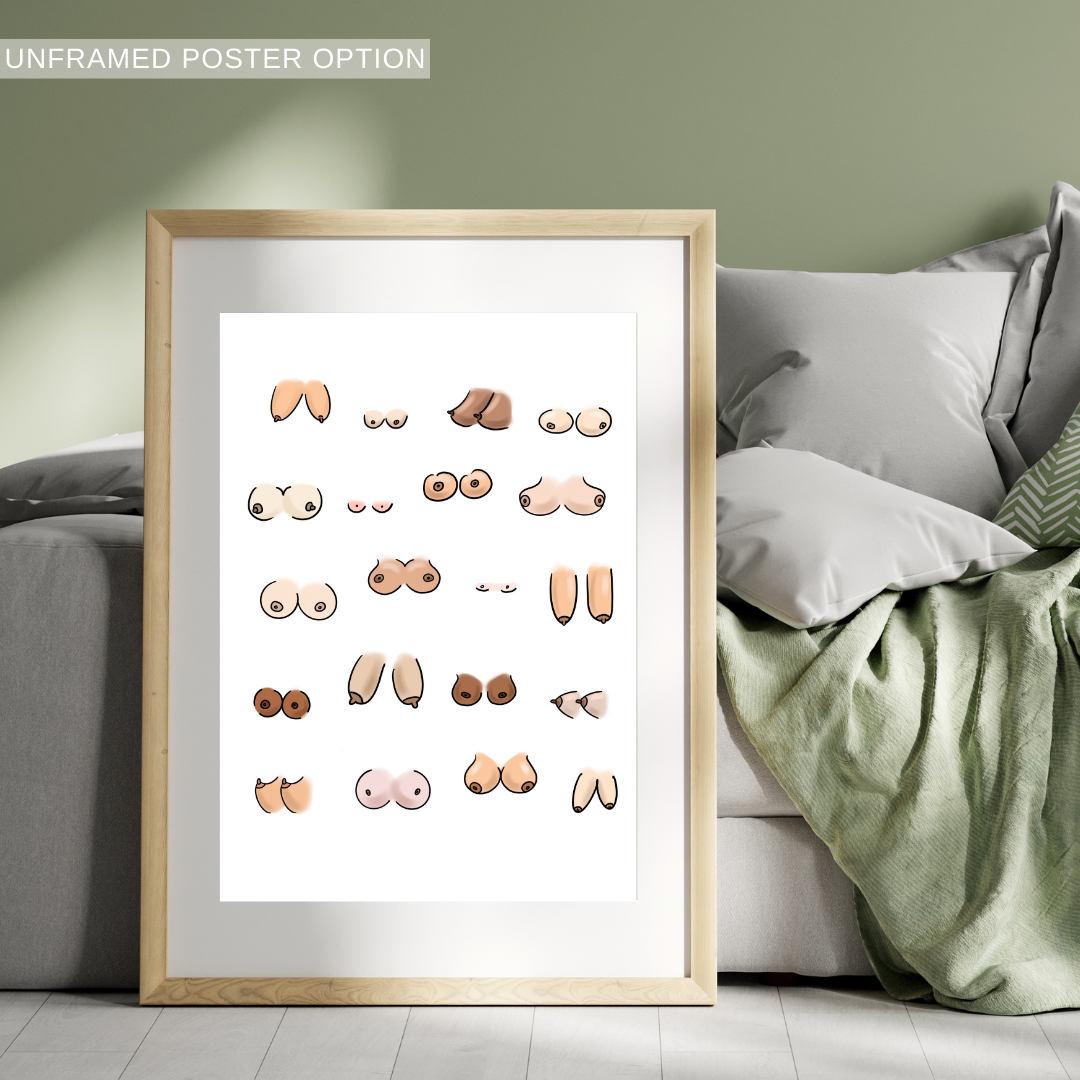 Boobs - Canvas Wall Art