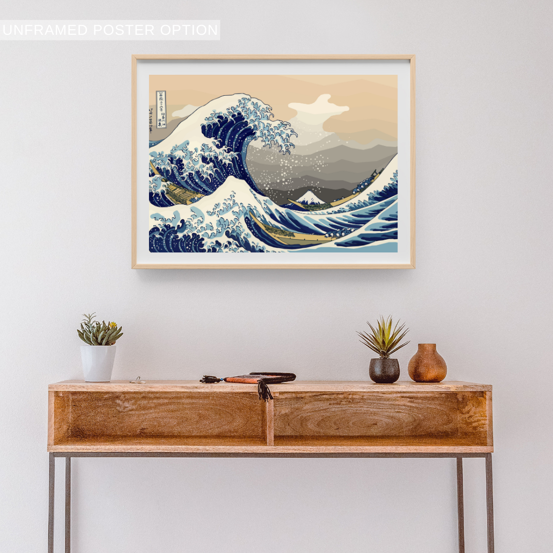 The Great Wave of Kanagawa - Canvas Wall Art