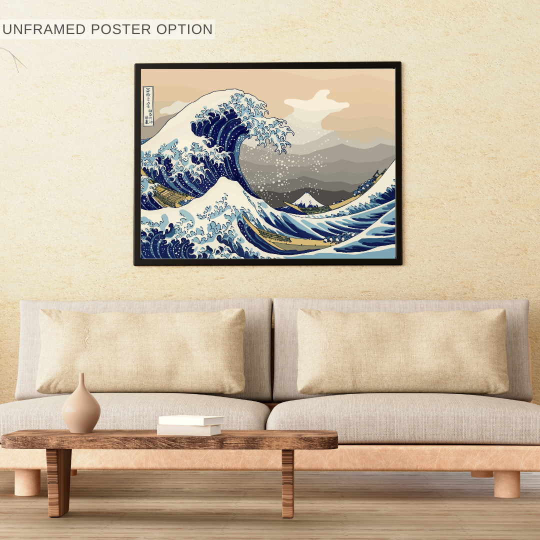 The Great Wave of Kanagawa - Canvas Wall Art