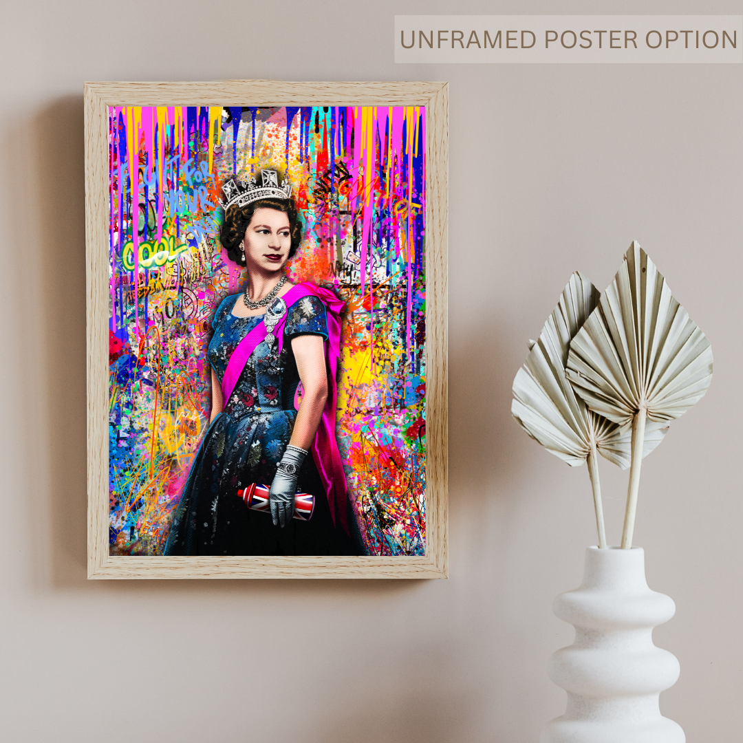 Queen Elizabeth - Canvas Wall Art