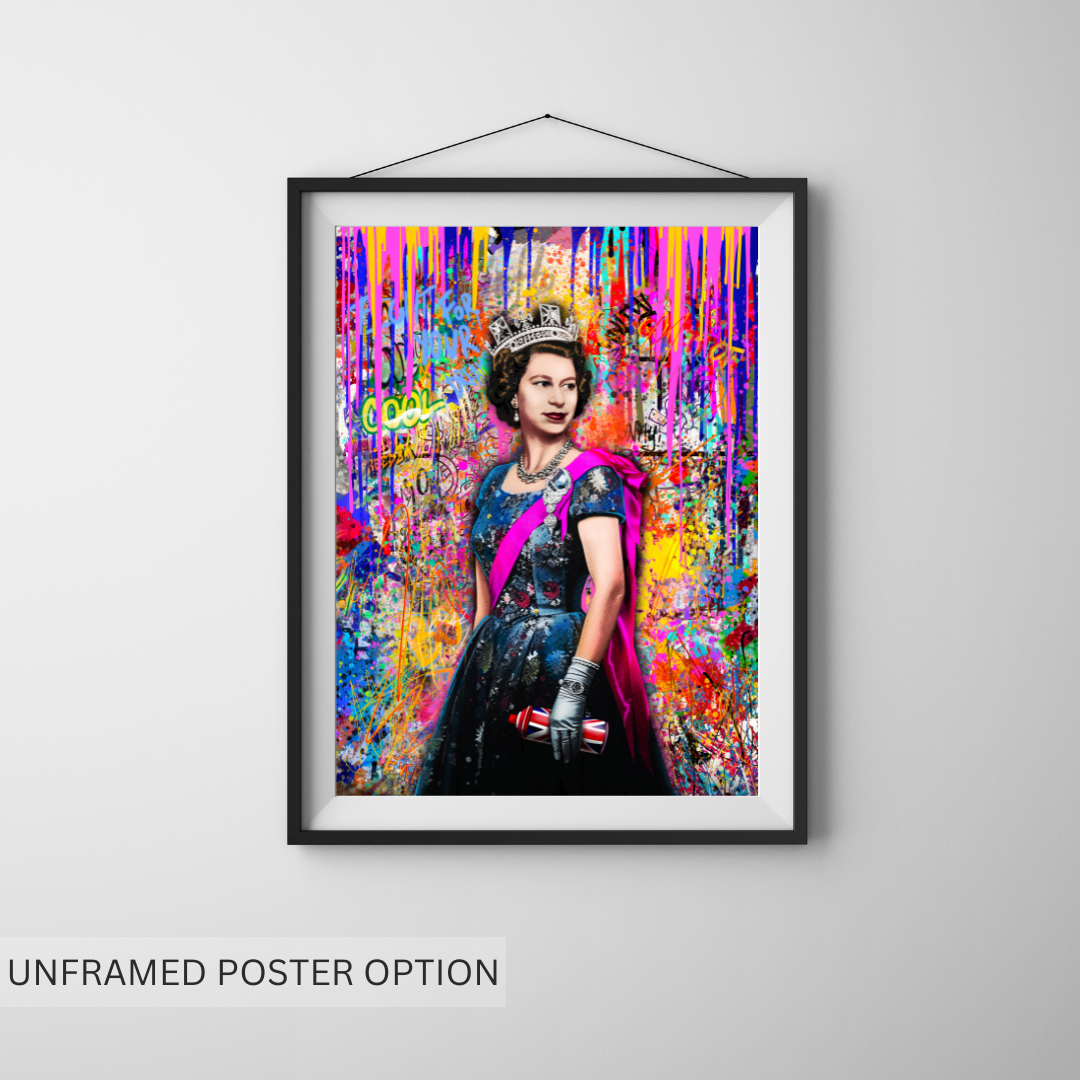 Queen Elizabeth - Canvas Wall Art