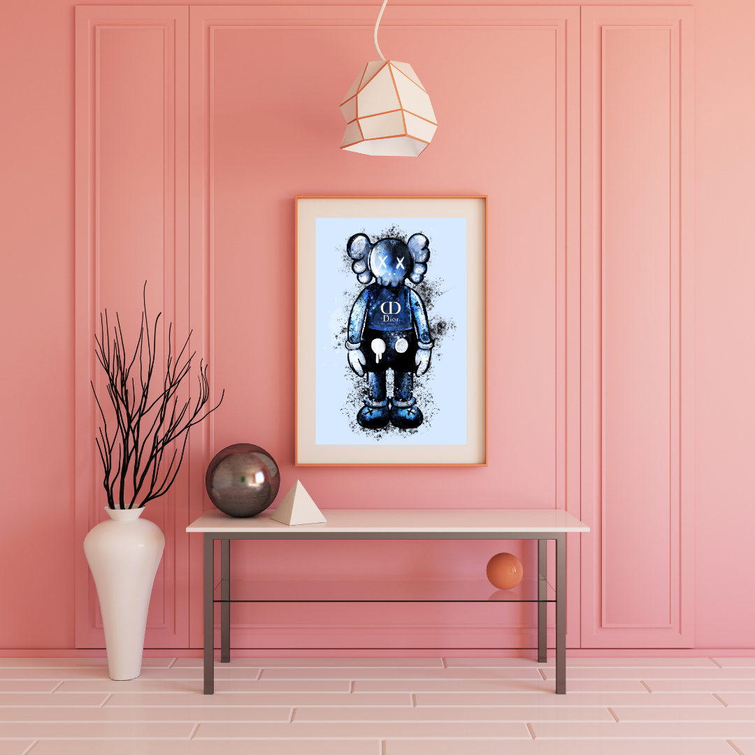Blue Toy - Canvas Wall Art