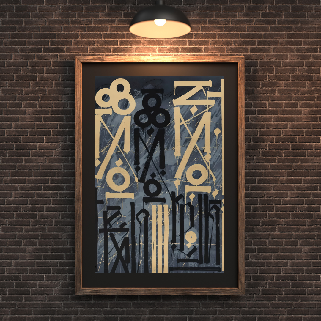 Retna B/G - Canvas Wall Art