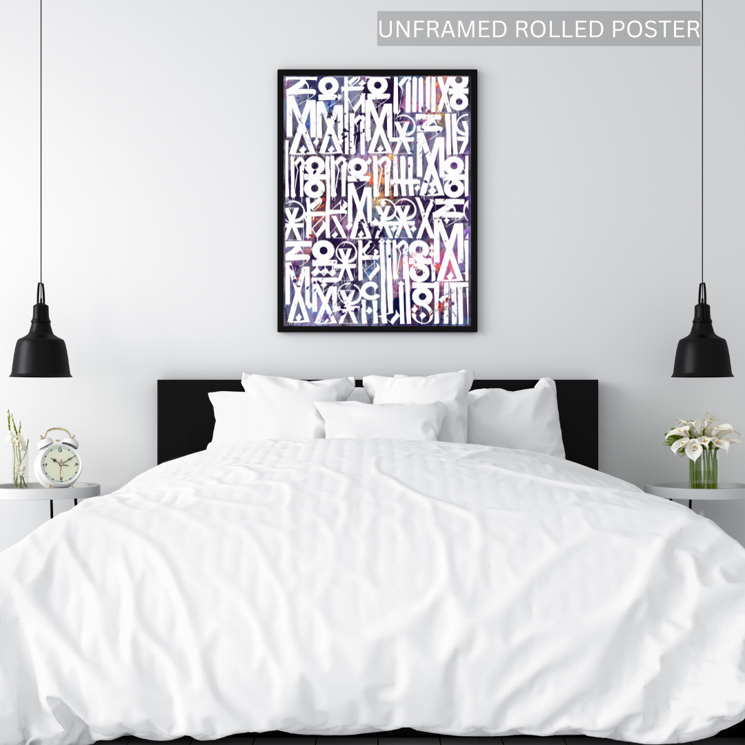 Retna Blue - Canvas Wall Art