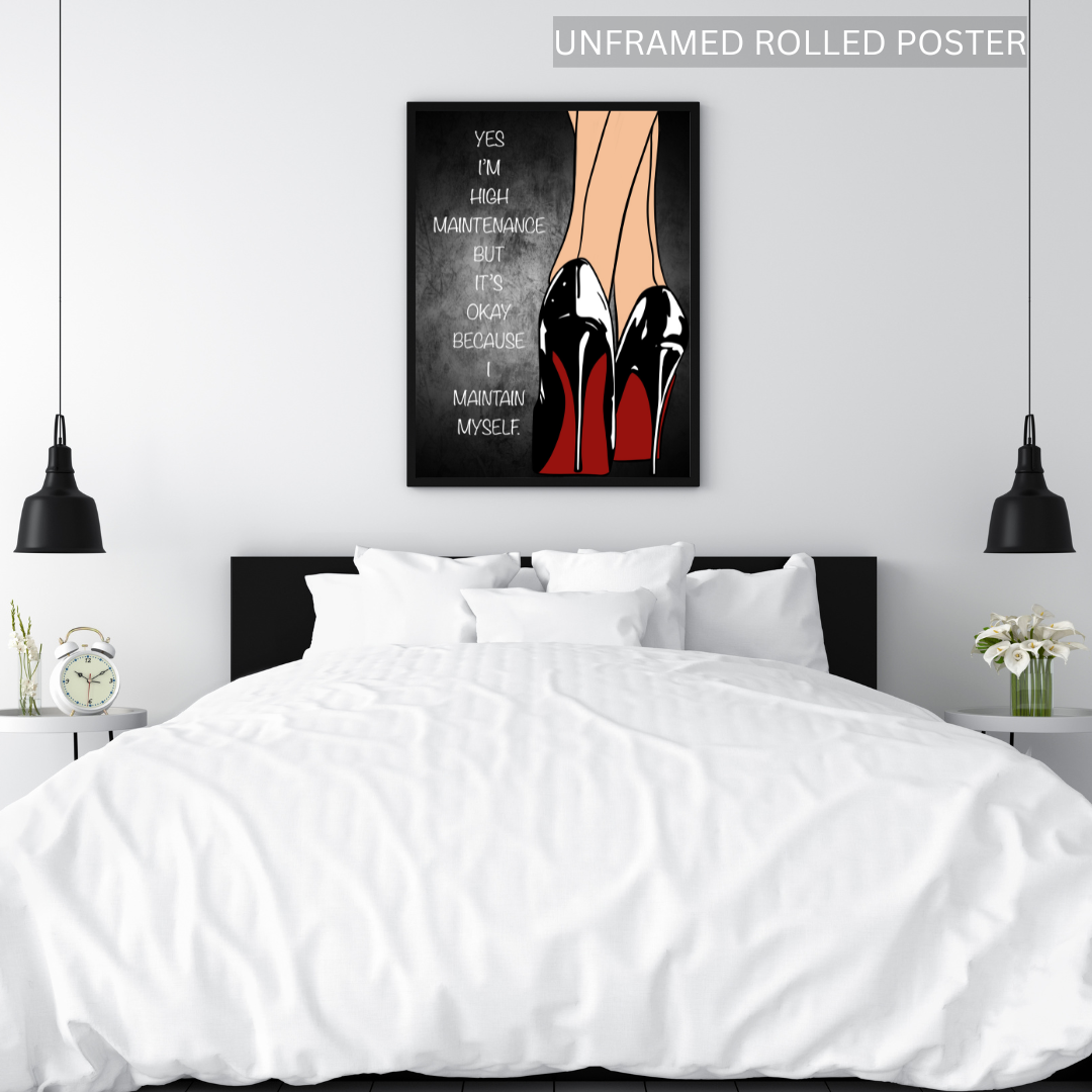 High Maintenance - Canvas Wall Art