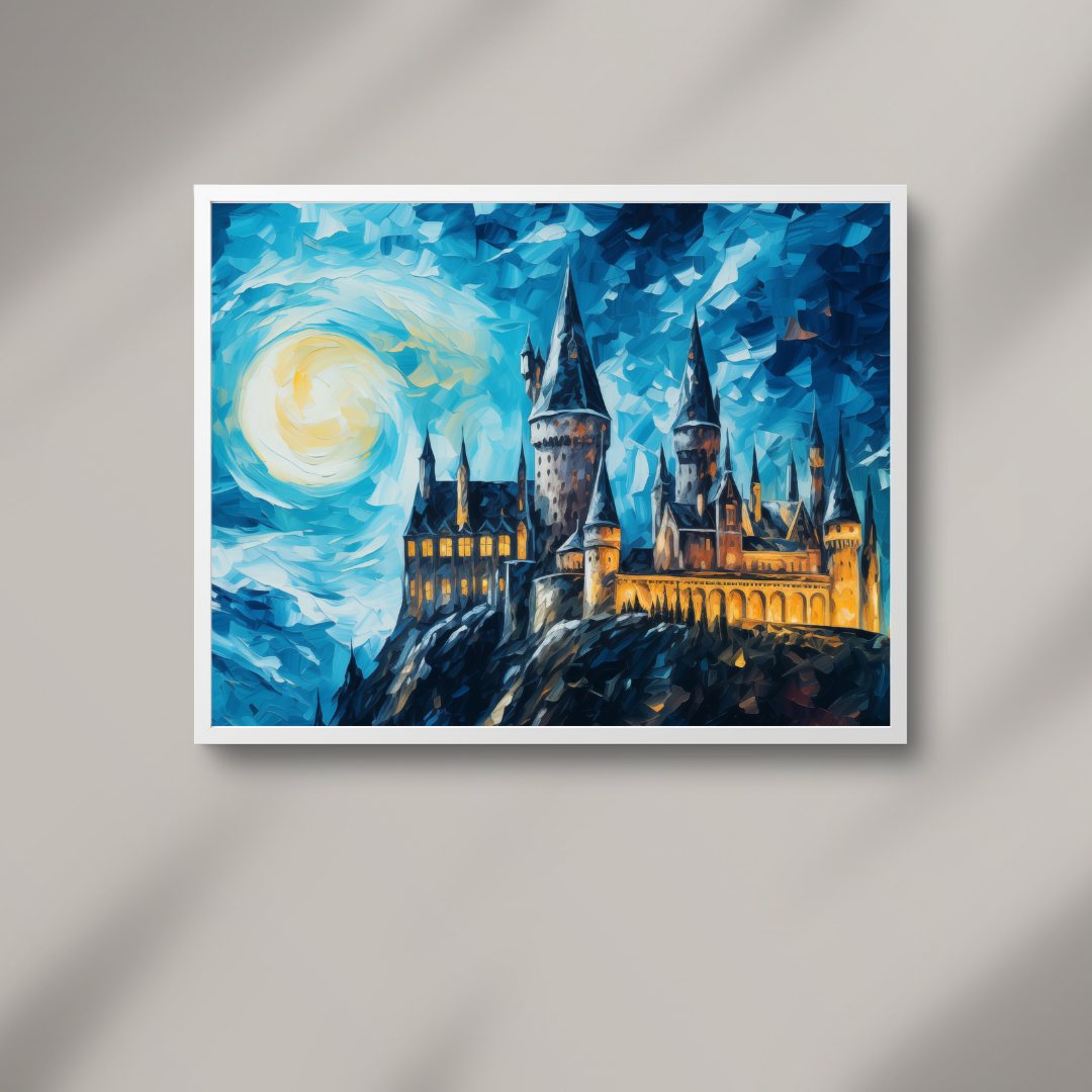 Van Gogh Castle - Canvas Wall Art