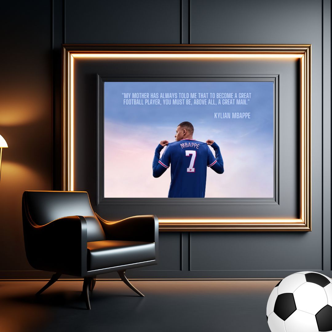 Soccer Poster - Canvas Wall Art