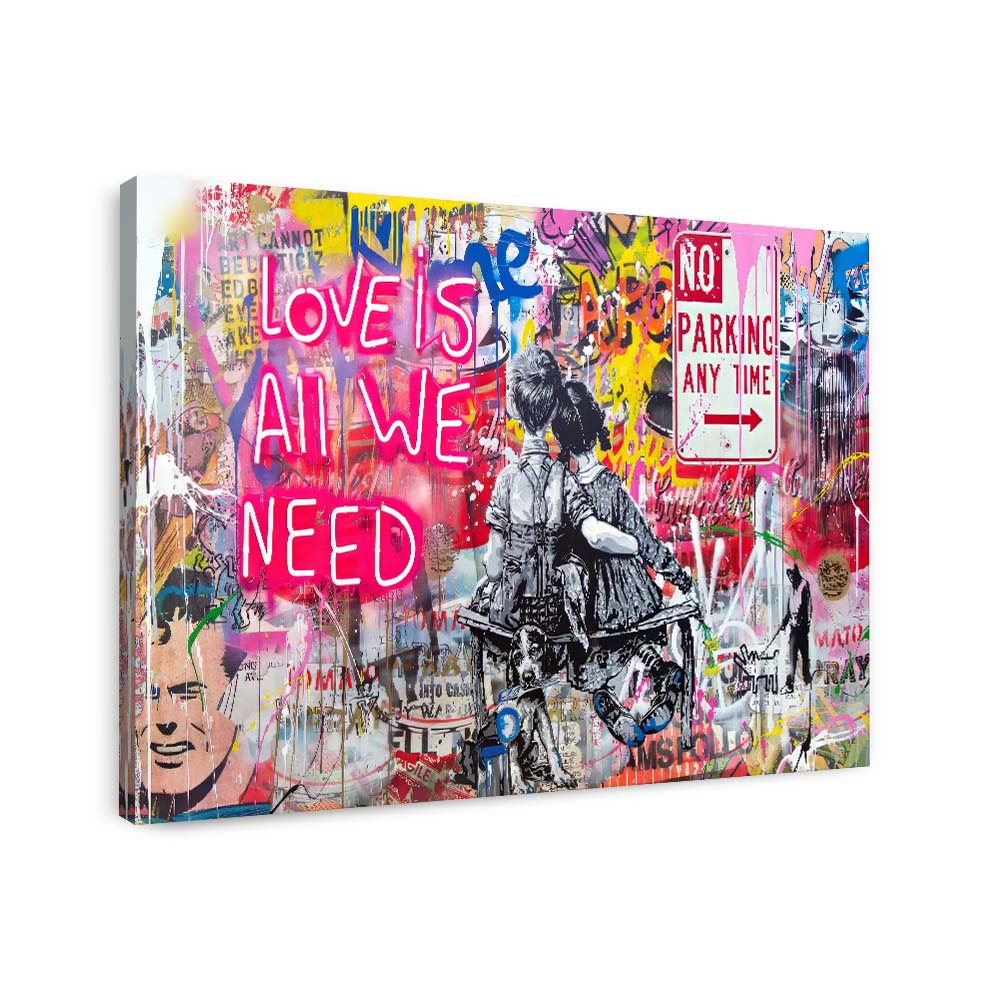 Love Is All We Need - Canvas Wall Art