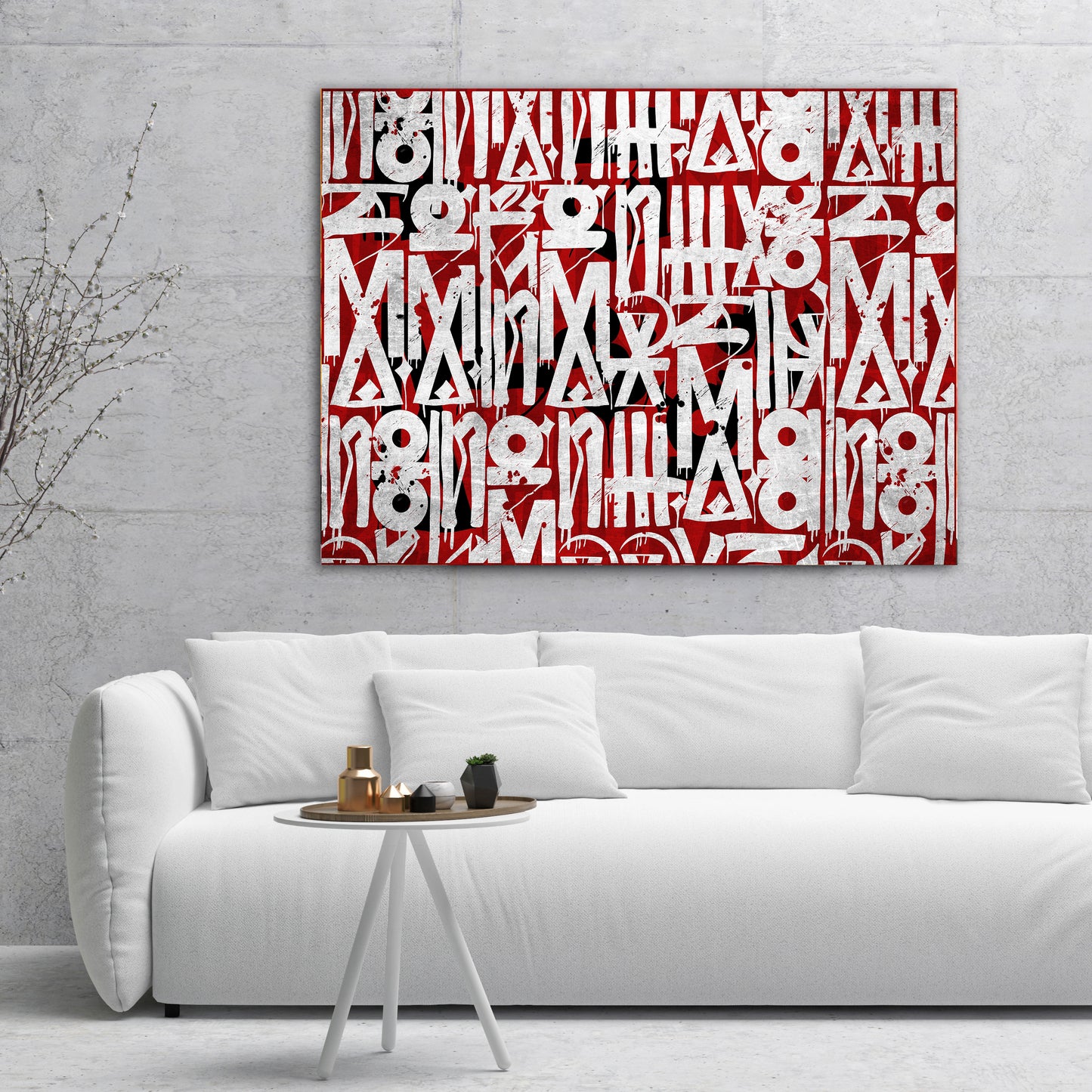 Retna Red - Canvas Wall Art