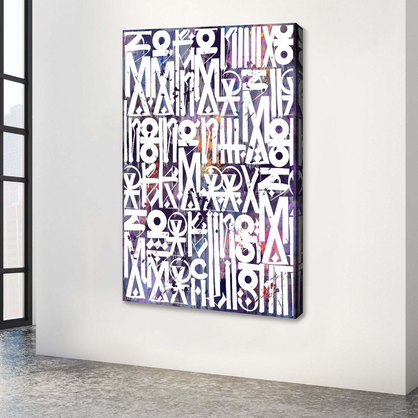 Retna Blue - Canvas Wall Art
