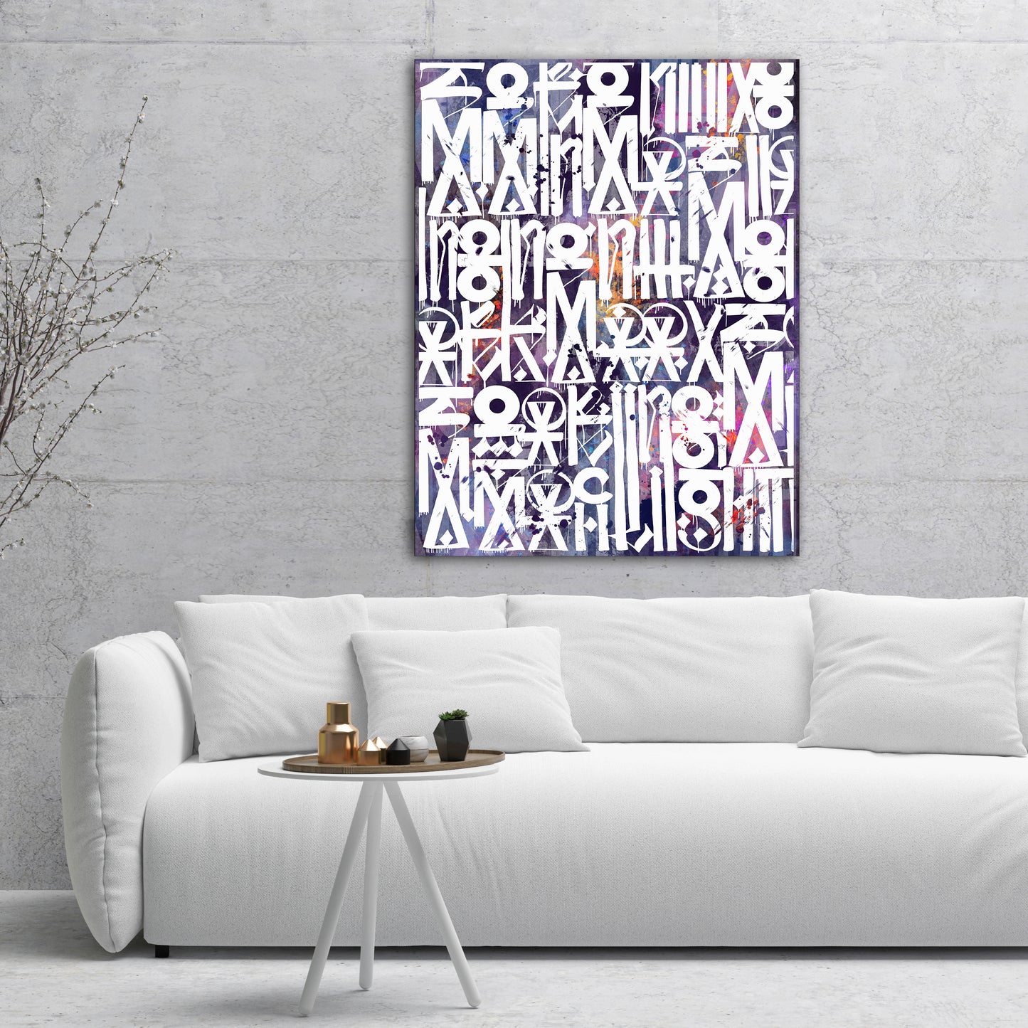 Retna Blue - Canvas Wall Art