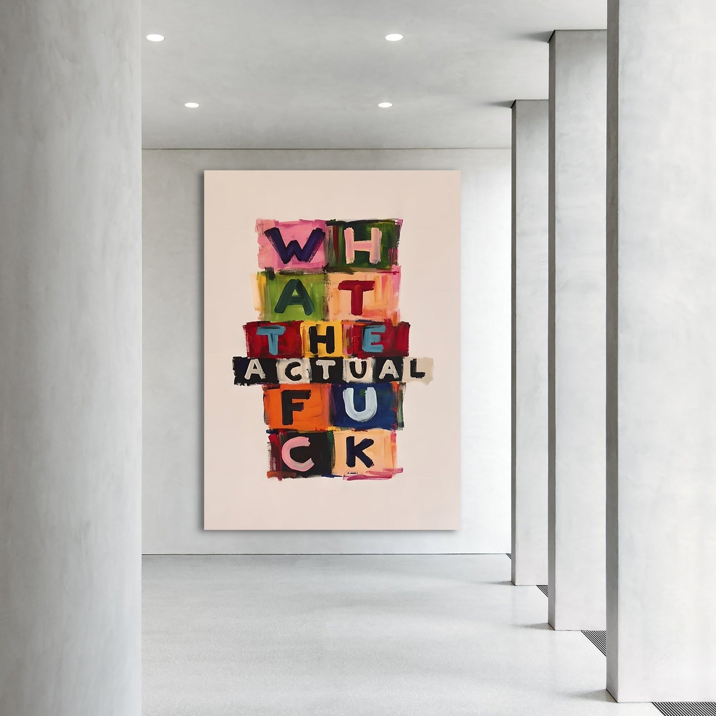 WTF - Canvas Wall Art