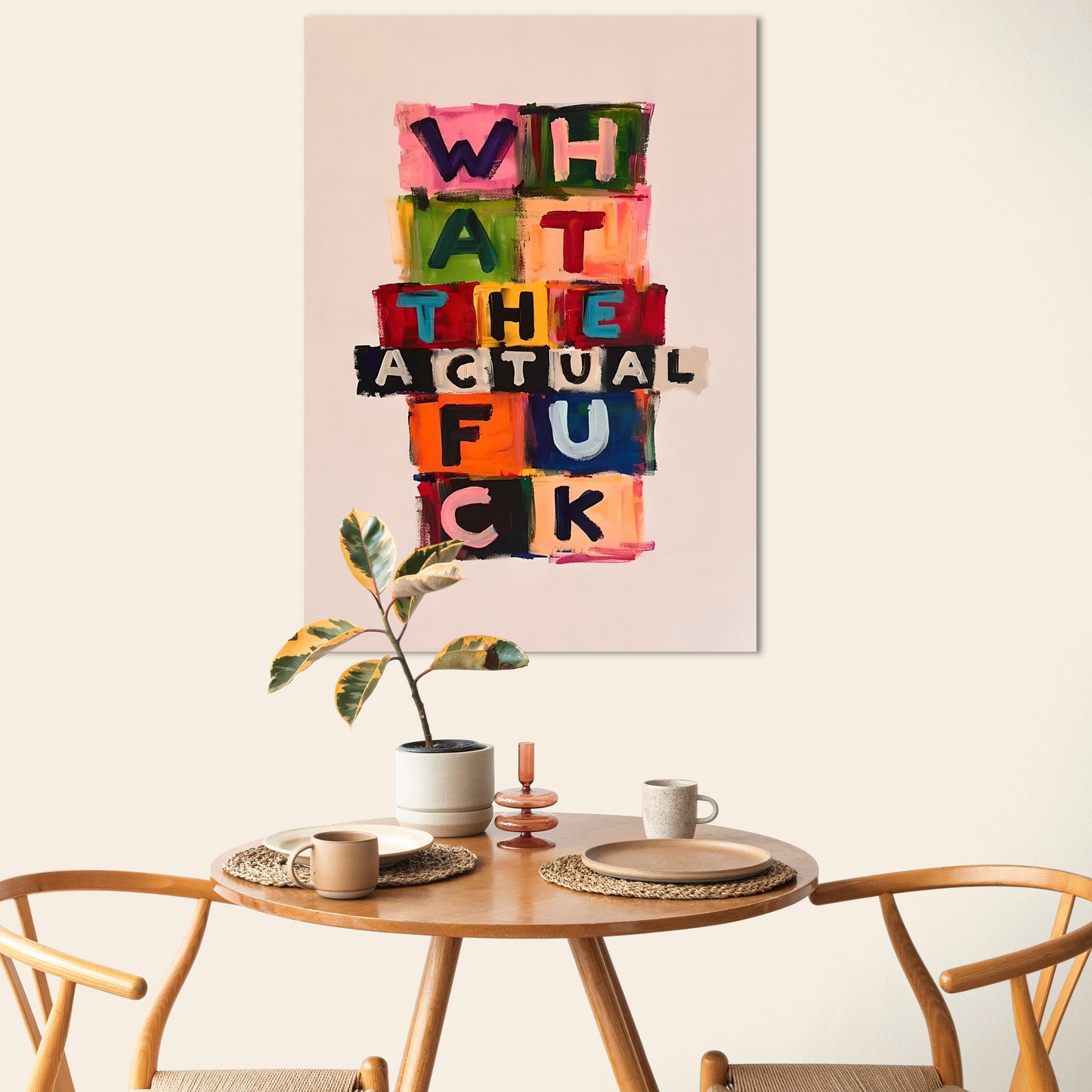 WTF - Canvas Wall Art