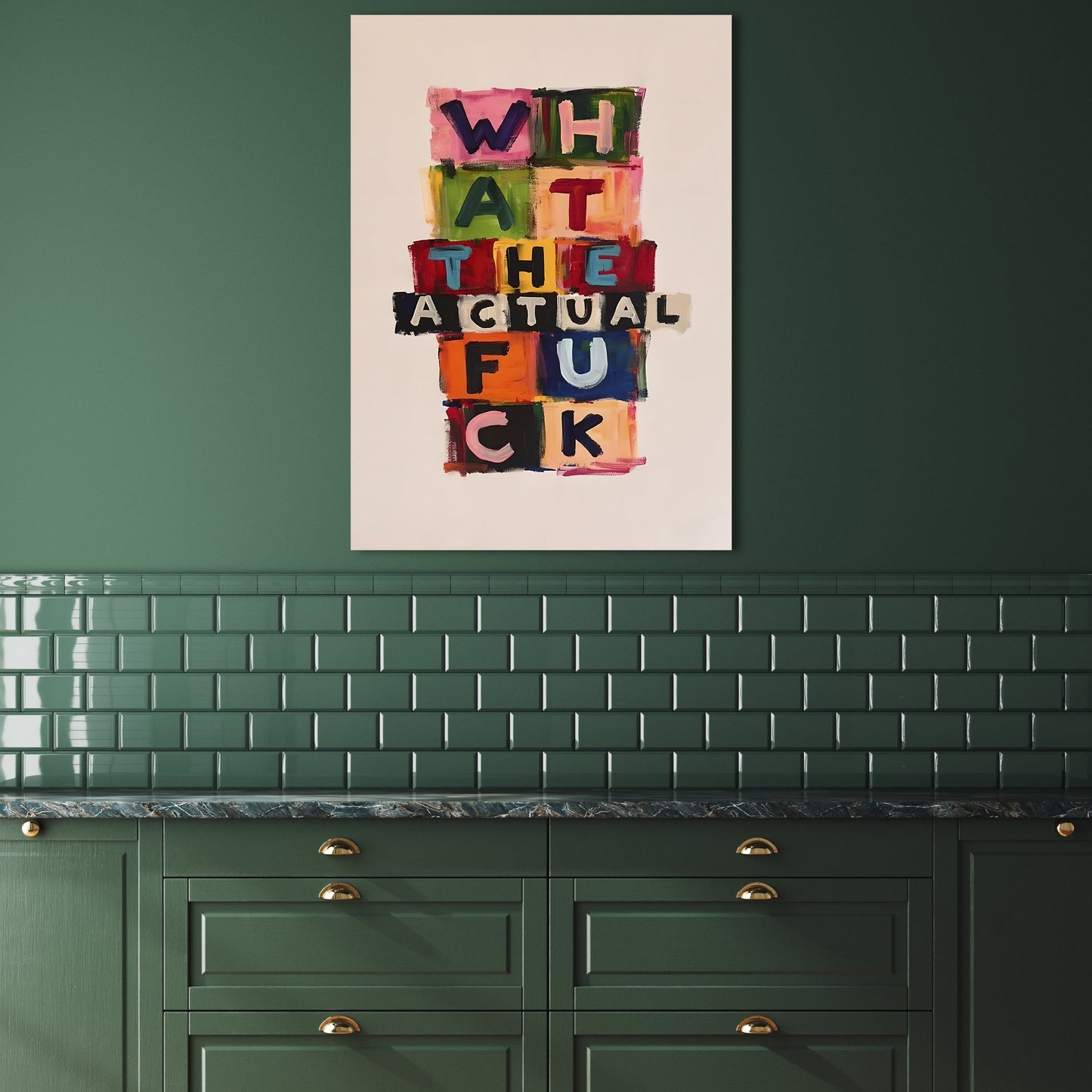 WTF - Canvas Wall Art