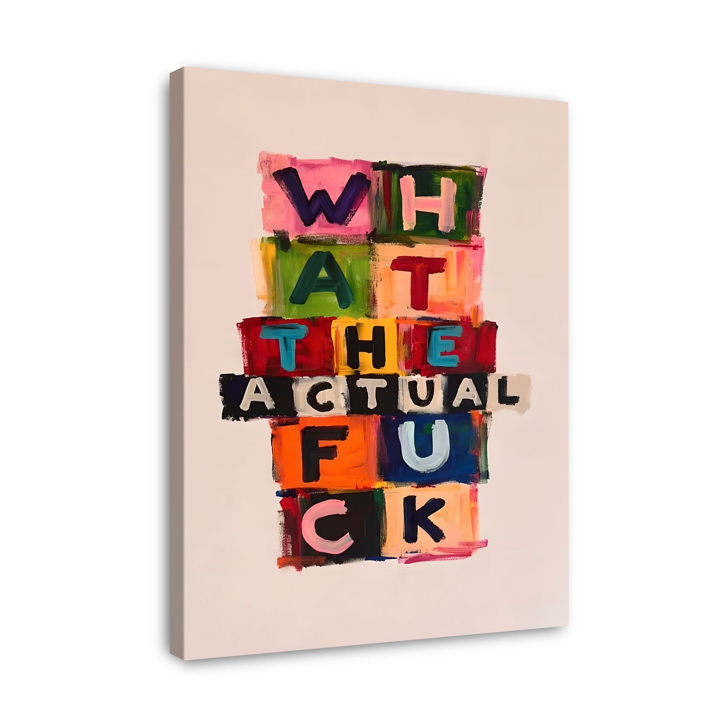 WTF - Canvas Wall Art