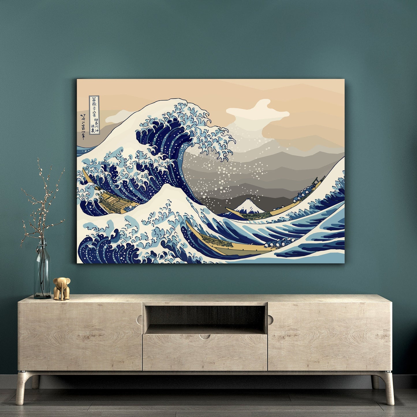 The Great Wave of Kanagawa - Canvas Wall Art