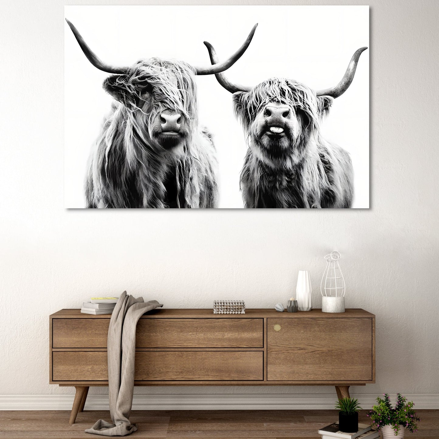 Highland Cow - Canvas Wall Art