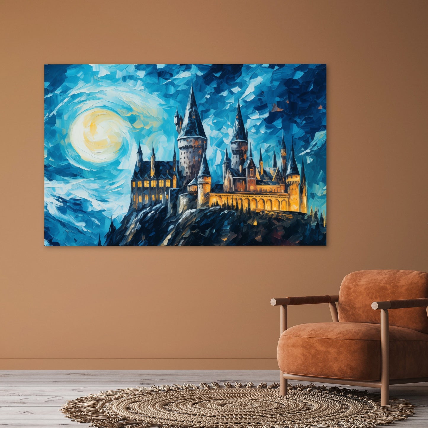 Van Gogh Castle - Canvas Wall Art