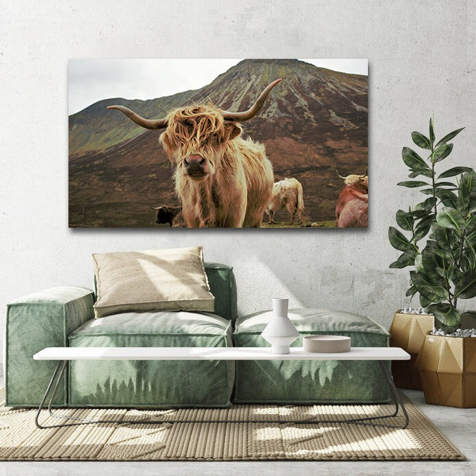 Highland Kettle - Canvas Wall Art