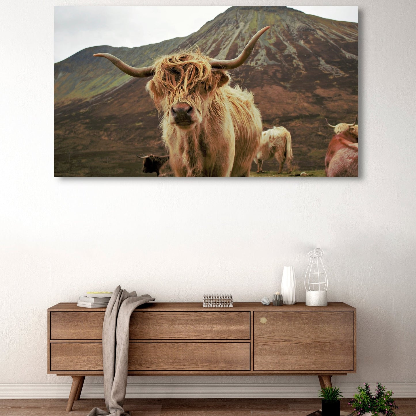 Highland Kettle - Canvas Wall Art