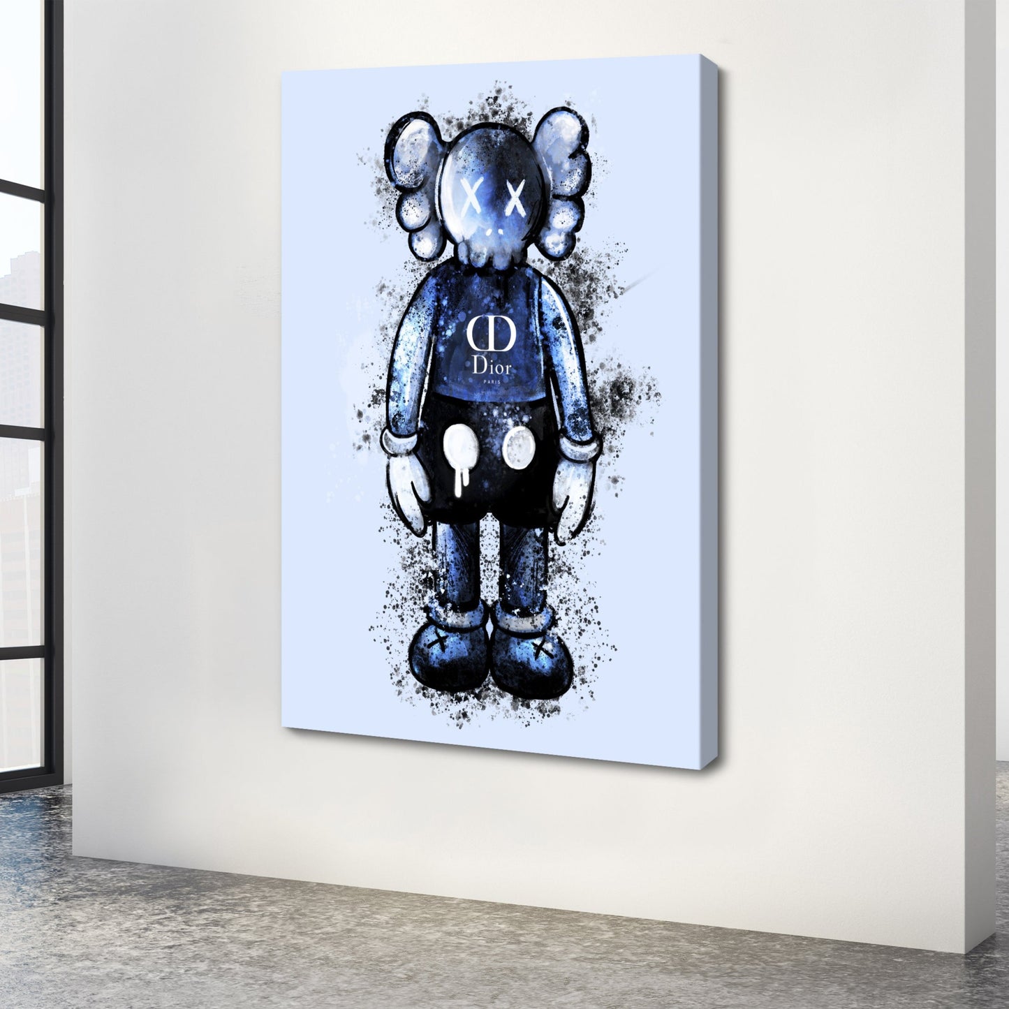 Blue Toy - Canvas Wall Art