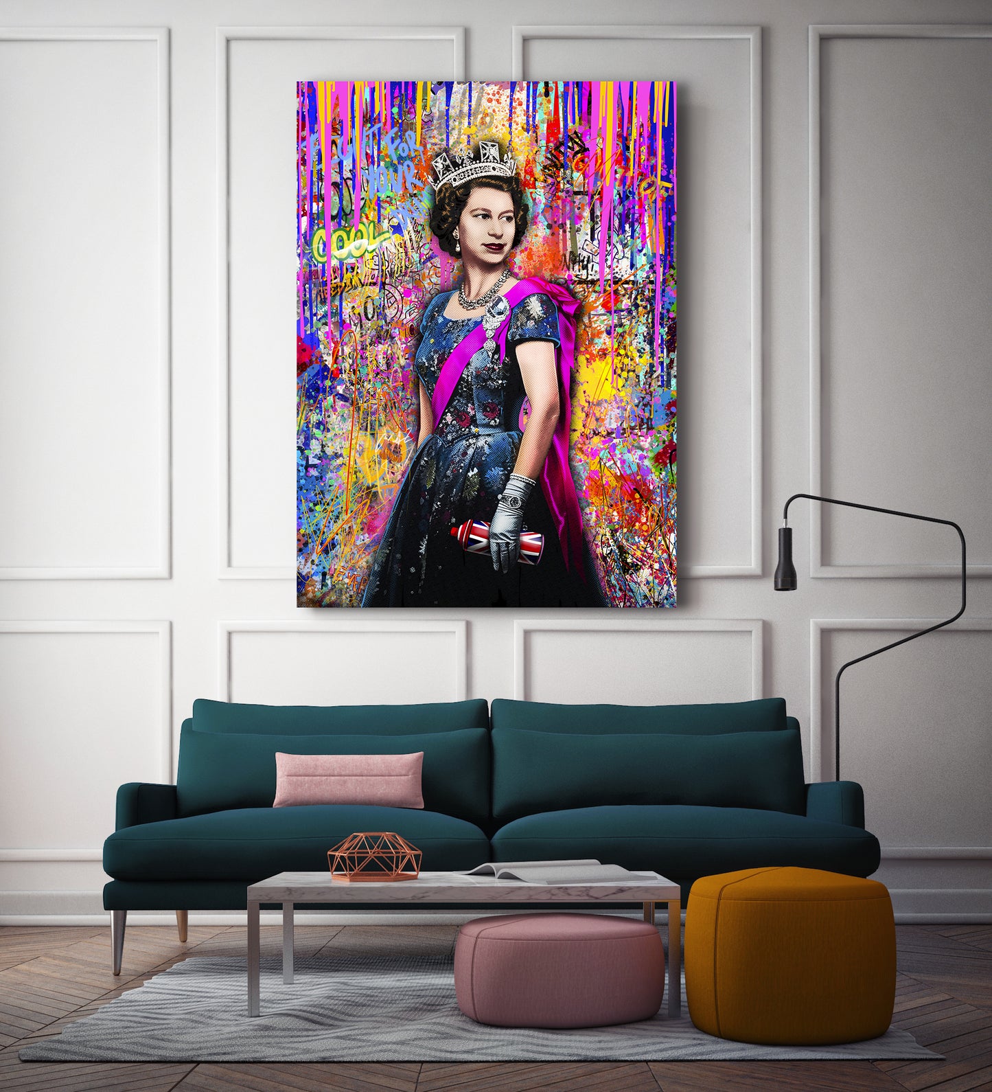 Queen Elizabeth - Canvas Wall Art