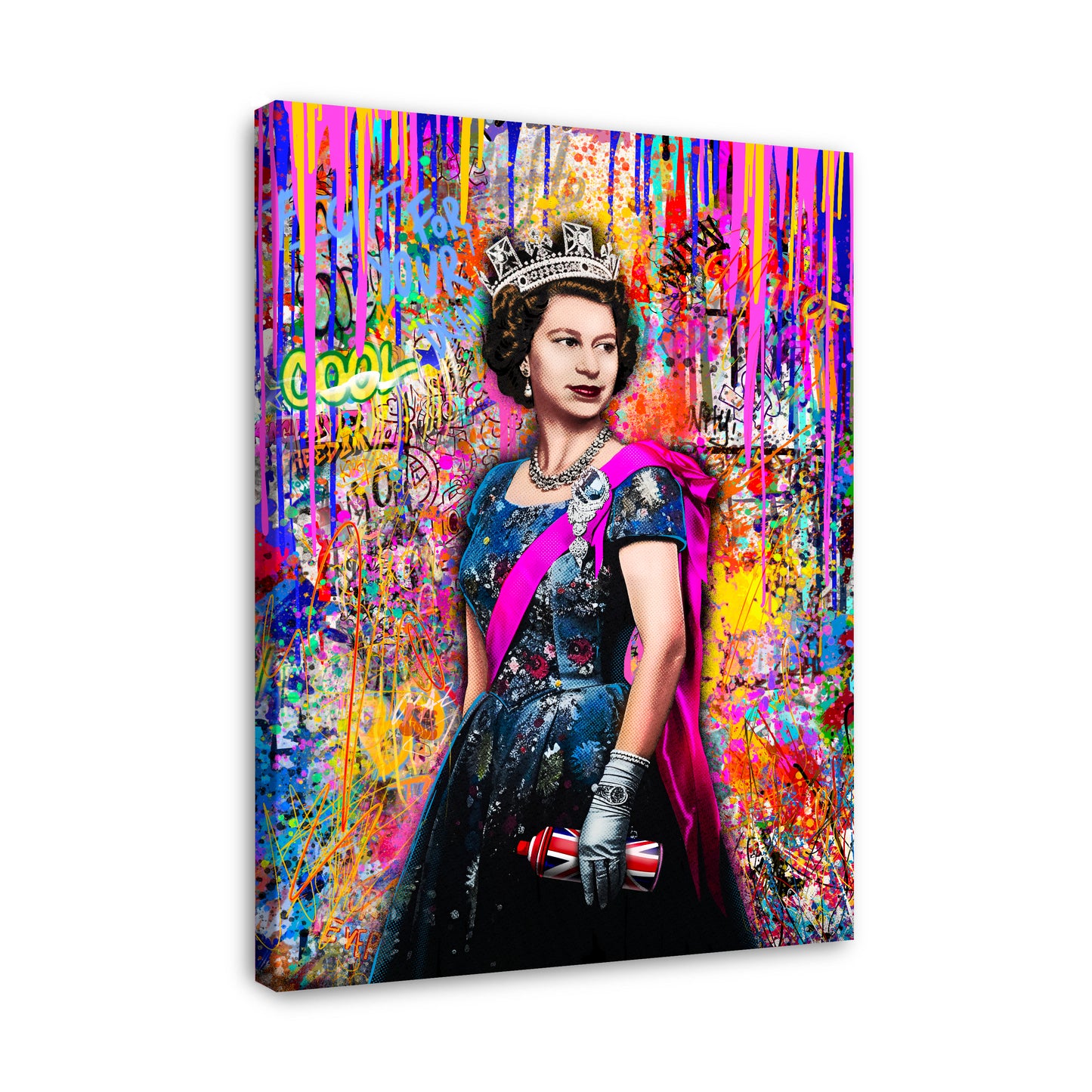 Queen Elizabeth - Canvas Wall Art
