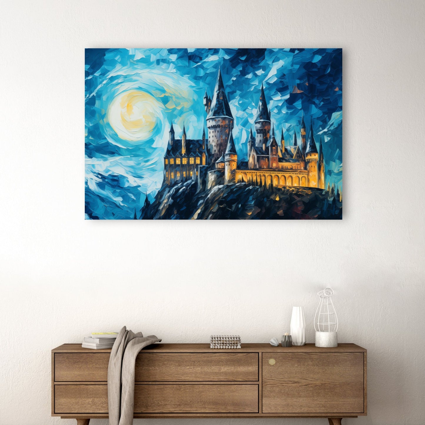 Van Gogh Castle - Canvas Wall Art