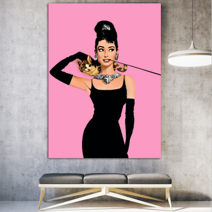 Audrey Hepburn - Canvas Wall Art