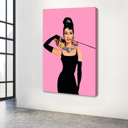 Audrey Hepburn - Canvas Wall Art