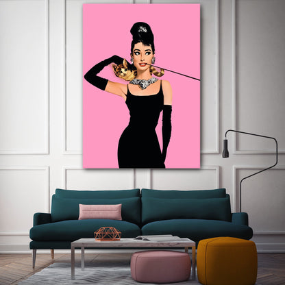Audrey Hepburn - Canvas Wall Art