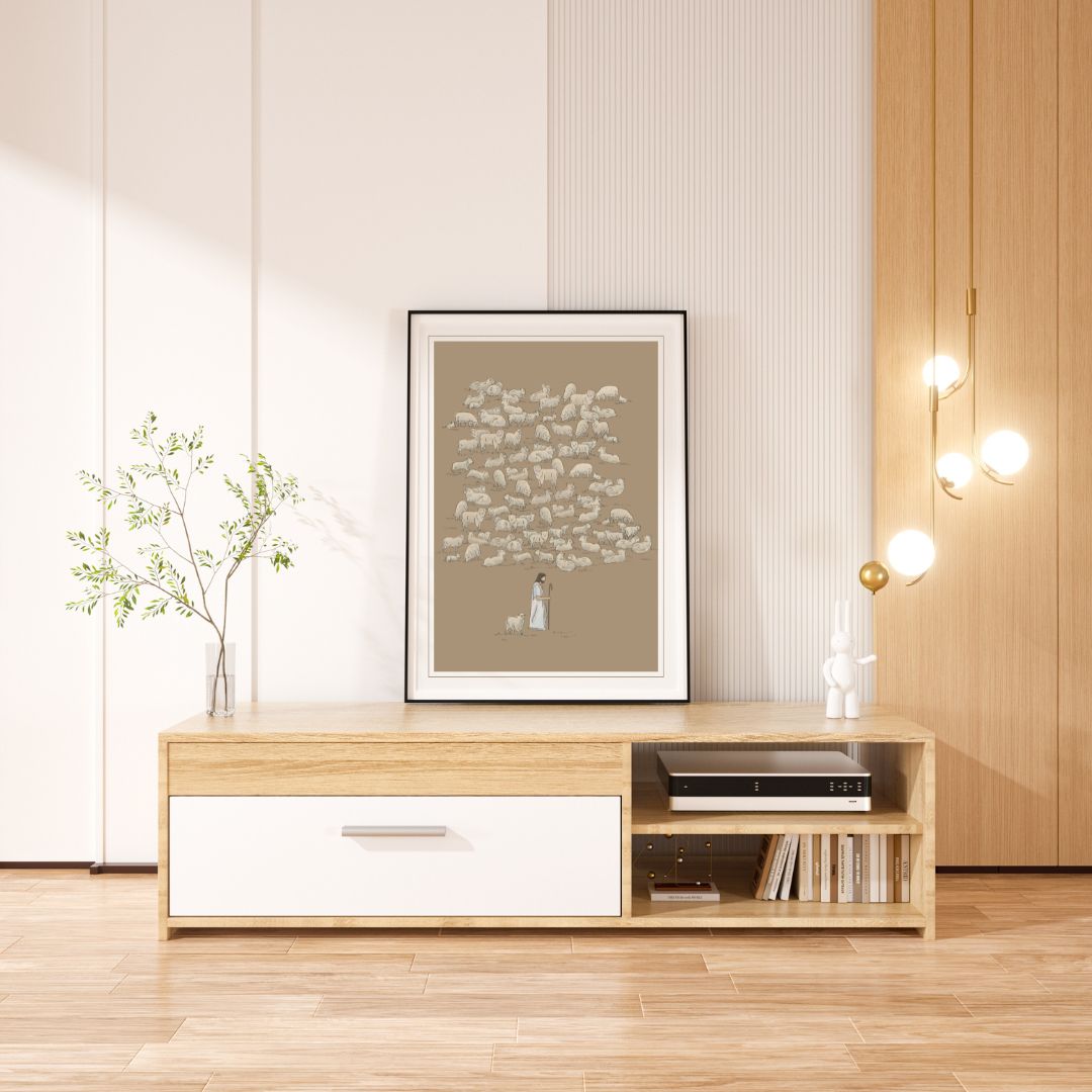 Jesus Leaves the 99 - Canvas Wall Art