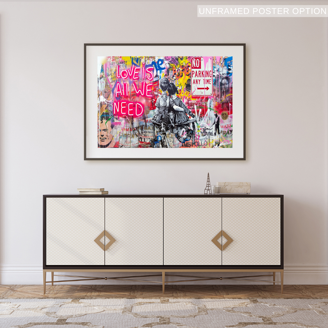 Love Is All We Need - Canvas Wall Art