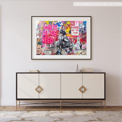 Love Is All We Need - Canvas Wall Art