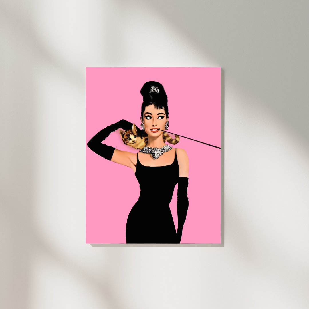 Audrey Hepburn - Canvas Wall Art