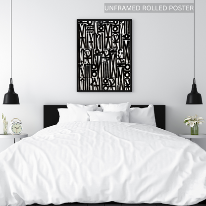 Retna B/W - Canvas Wall Art