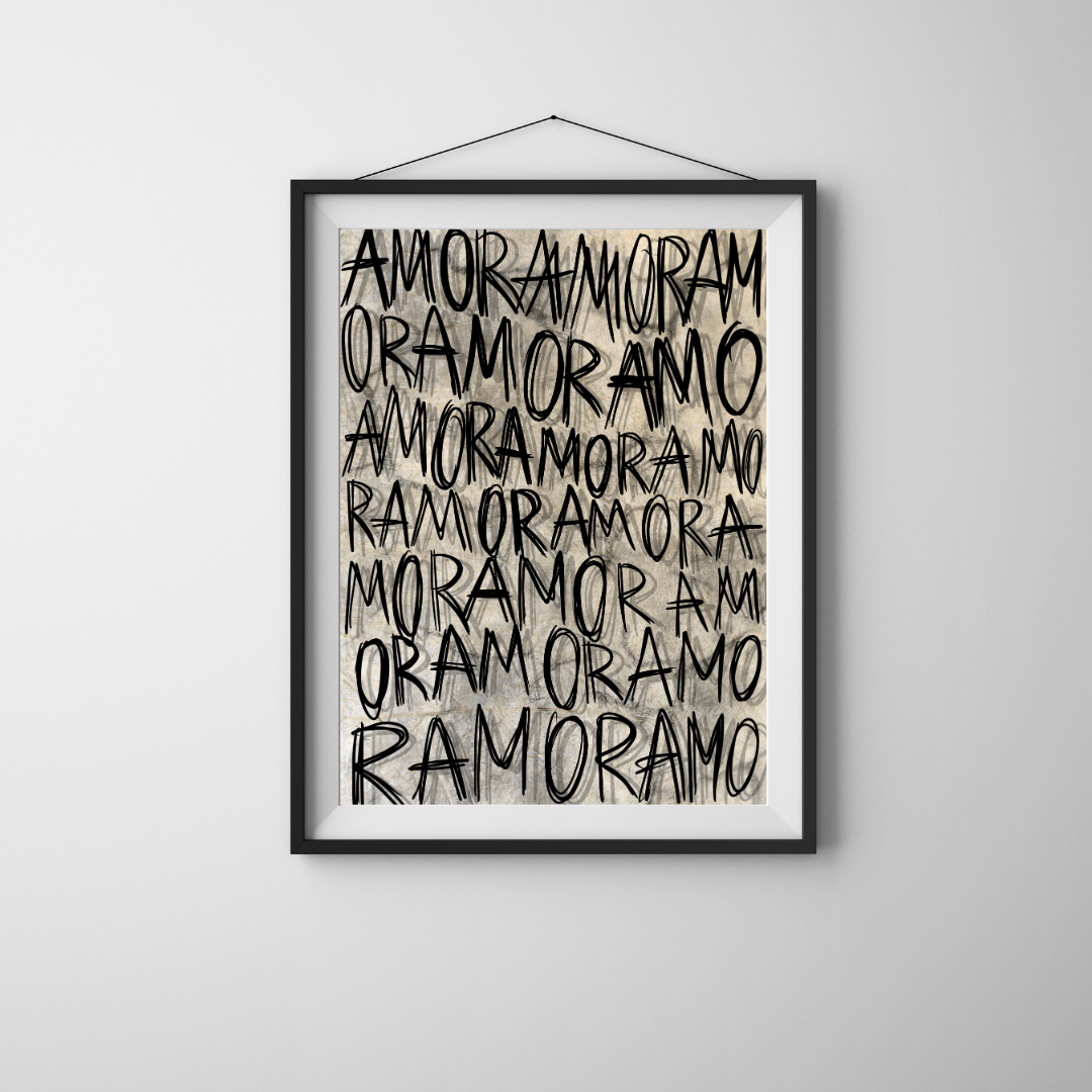 Amor Amor - Canvas Wall Art
