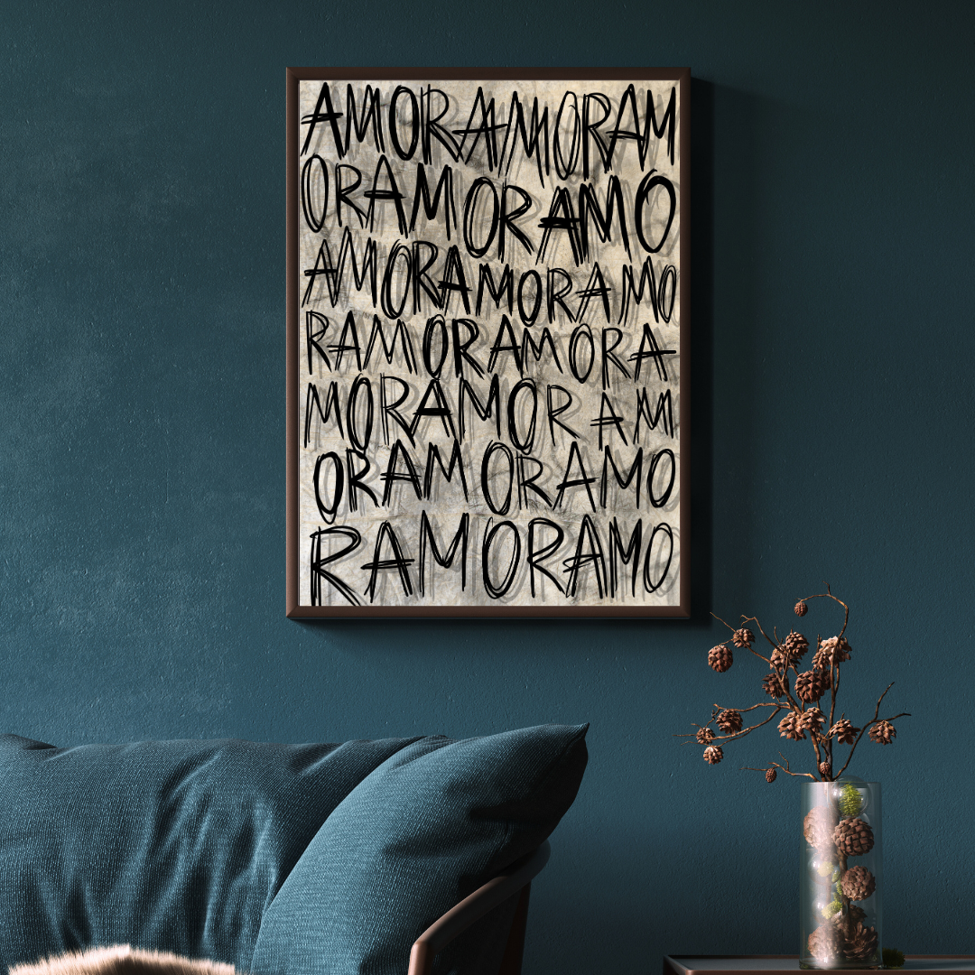 Amor Amor - Canvas Wall Art